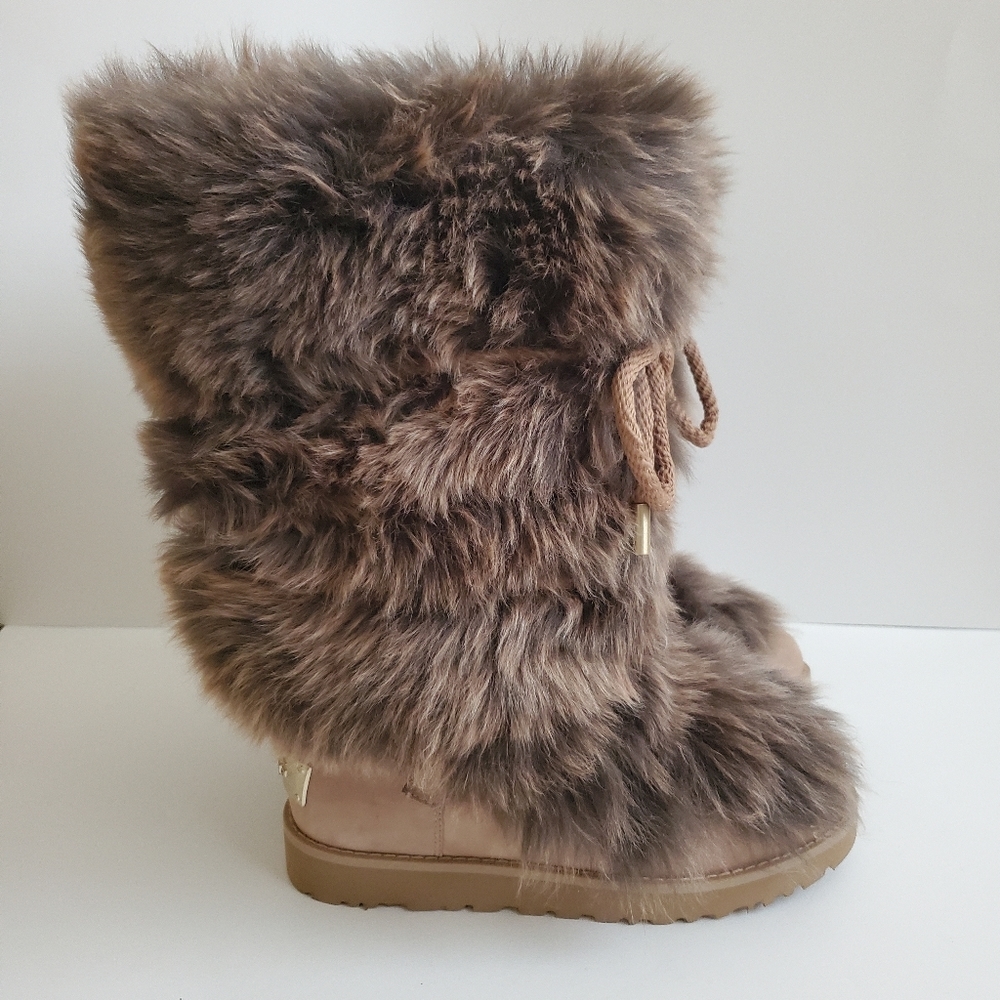 Sale! UGG Tall Shearling Fur Boots size 7